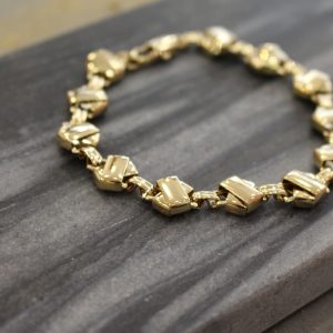 bracelet doré puissance