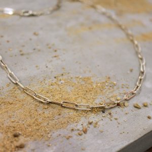 collier argenté idée cadeau bijou homme