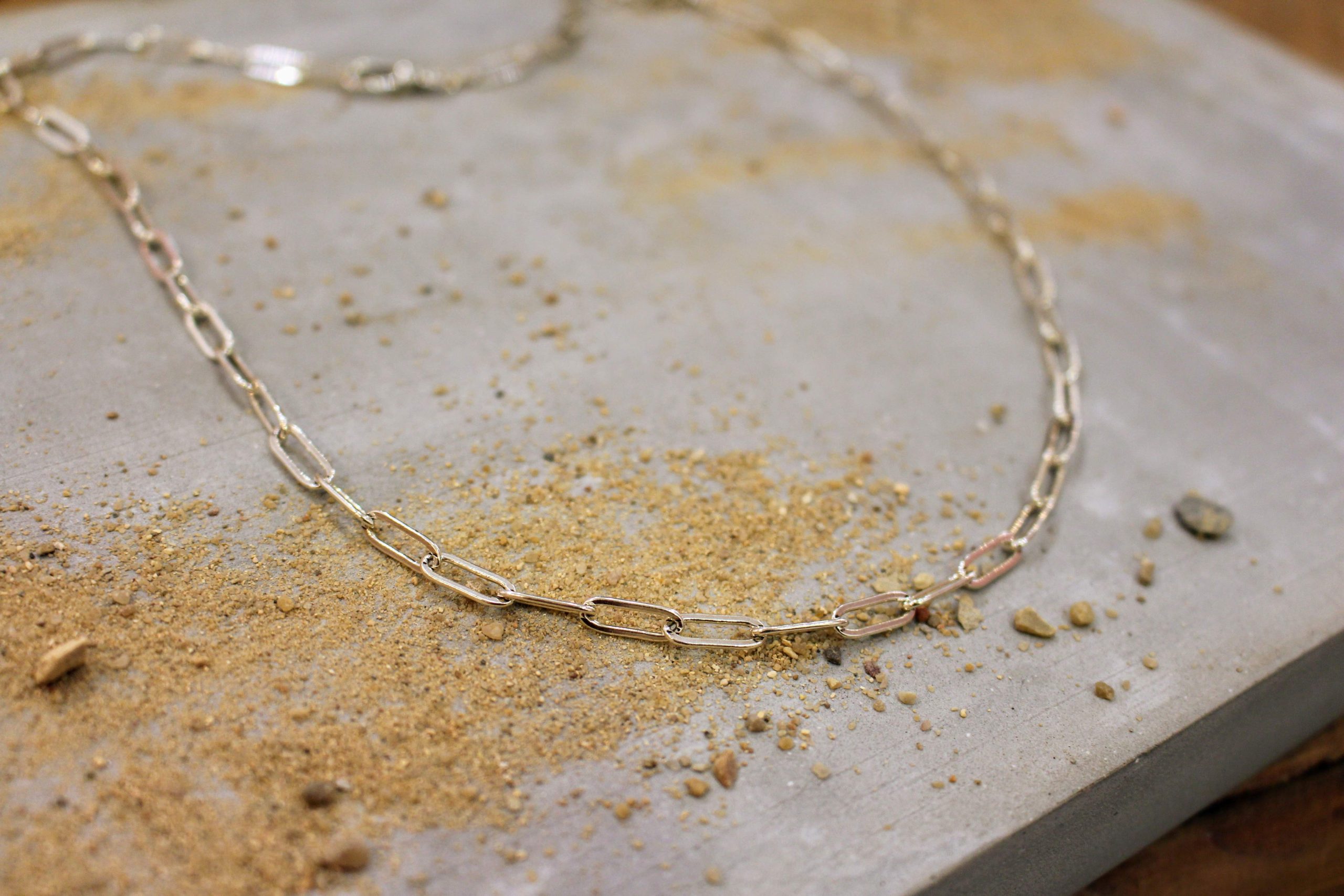collier argenté idée cadeau bijou homme