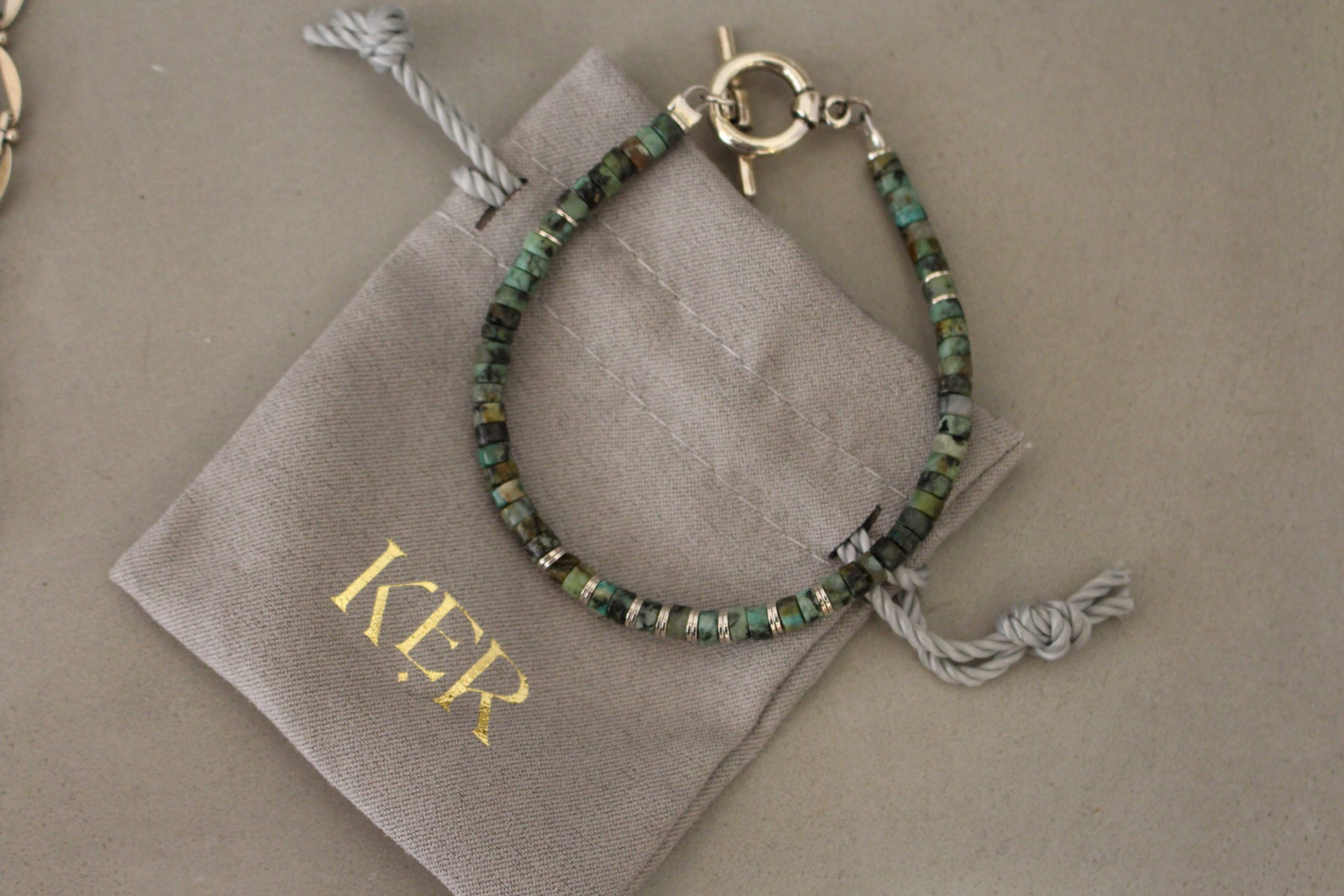 bracelet homme turquoise d afrique bijoux ker