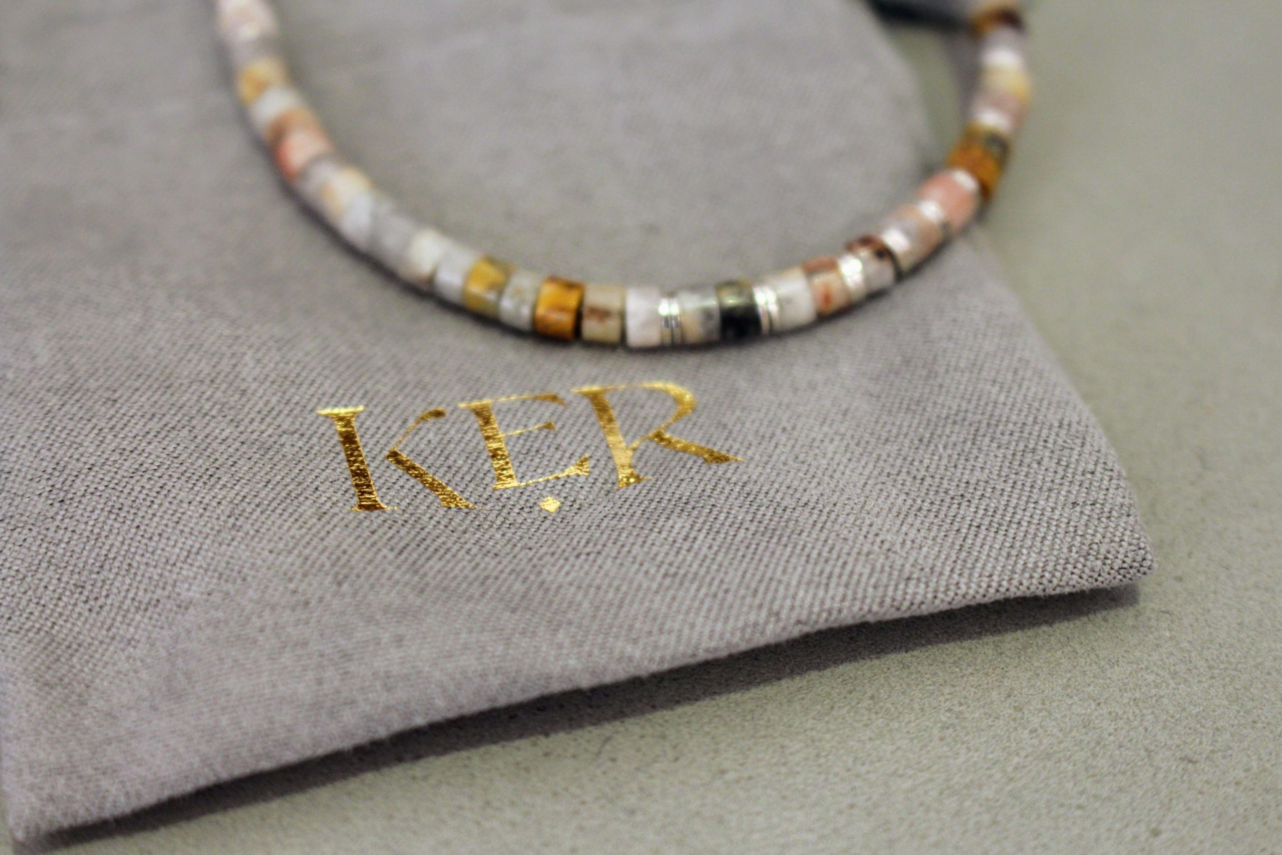 perles agate crazy bracelet homme ker